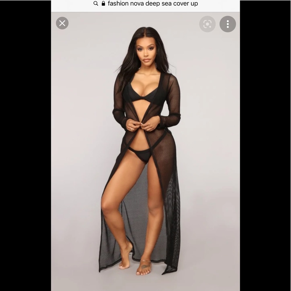 Fashion Nova Deep Sea Swim Coverup NWT - Picture 1 of 5